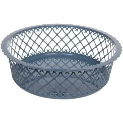 Сухарница пластиковая «Астория» 28*8,5см, синяя пыль