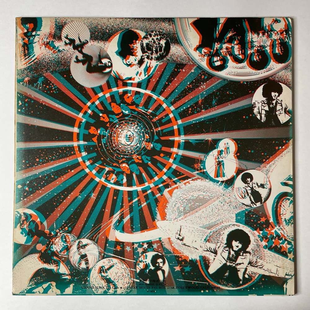 Винтажная виниловая пластинка LP Grand Funk Shinin On (Japan 1974) (No Obi) (Очки На Перфорации)