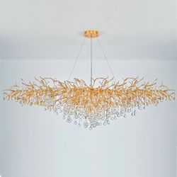 Подвесная Люстра Droplet Chandelier Oval L120 By Imperiumloft