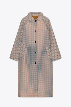 ZARA ДВУСТОРОННИЙ ТРЕНЧ — ZW COLLECTION, КАРАМЕЛЬНЫЙ