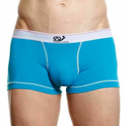 Мужские трусы боксеры бирюзовые WangJiang WG00136