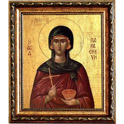 Параскева Римская преподобномученица. Икона на холсте.