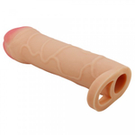 Реалистичная насадка на пенис Bunion (16,5 см) телесная