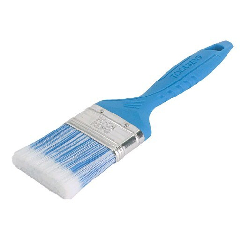 Кисть плоская Лазурит -  СТАНДАРТ  50мм /иск.щетина, Пласт.руч. TOOLBERG (Лакра) 0111423