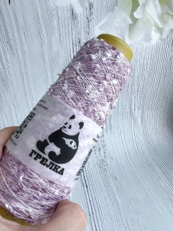 Пряжа для вязания травка пушистая реснички