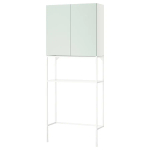 Книжный шкаф -  ENHET IKEA/ ЭНХЕТ ИКЕА, 204х80 см, белый/зеленый