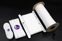 001 626/15 ОПТ Бейка окантовочная Lauma Fabrics, 15 мм, белый 001