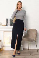 Юбка Асмира (темно-синяя) Ю14884-4М LT Collection