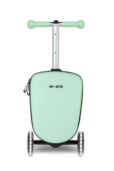 Чемокат Micro Luggage Junior LED ментоловый