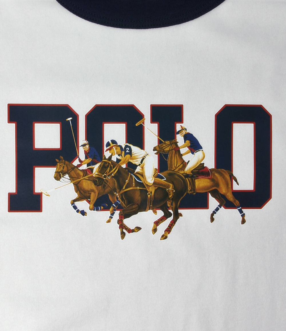 Футболка RINGR MOD #1 KNIT POLO RALPH LAUREN - белый(919588)