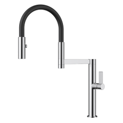 Смеситель для кухни Omoikiri Osaka BN-WH Нержавеющая сталь/белый 4994305