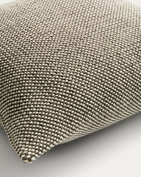 Чехол для подушки Narida из зеленого жаккардового хлопка, 50 x 50 см