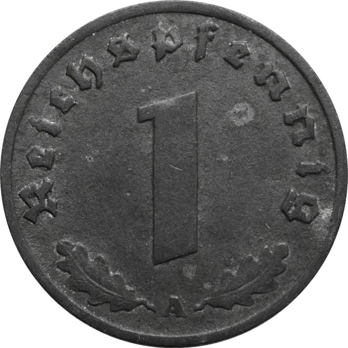 1 рейхспфенниг 1944 Германия (Третий рейх) "A"