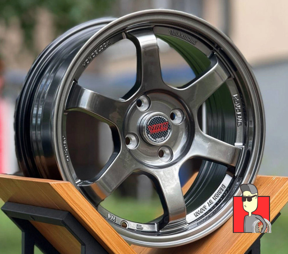 Комплект дисков Rays TE37 15x6.5 et35 4x100