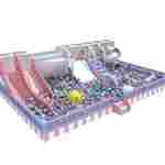 Большой сухой бассейн «Волшебный Городок», 6х5х2,8 м — для детских развлекательных центров