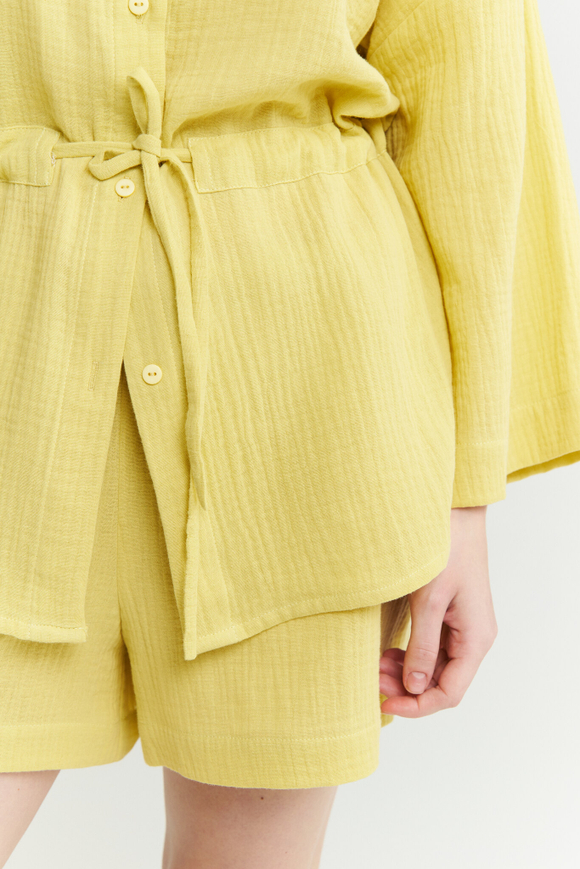 Муслиновые шорты грушевые