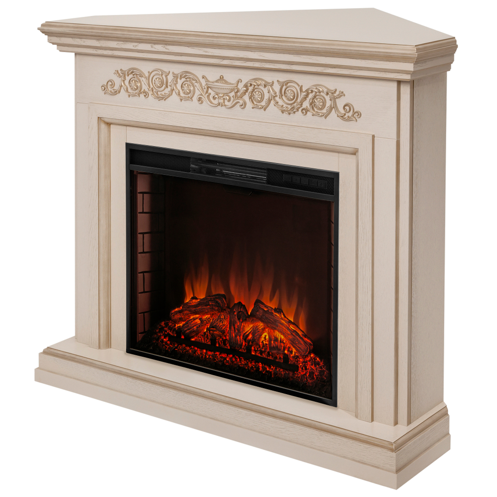 Каминокомплект Real Flame Leticia Corner 26 WT-619G с очагом Epsilon 26 (угловой)