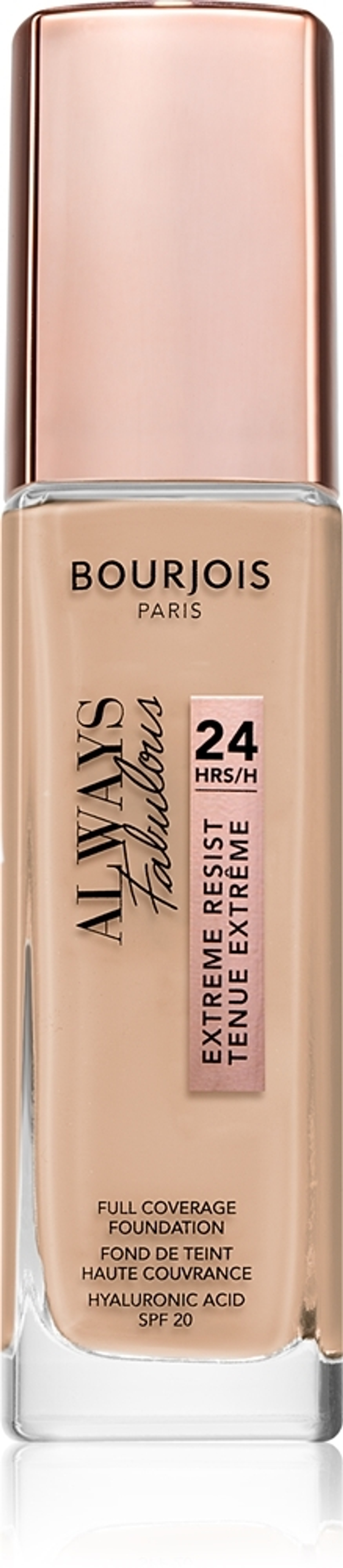 Bourjois Always Fabulous - Долговечная тональная основа SPF 20, 30 ml