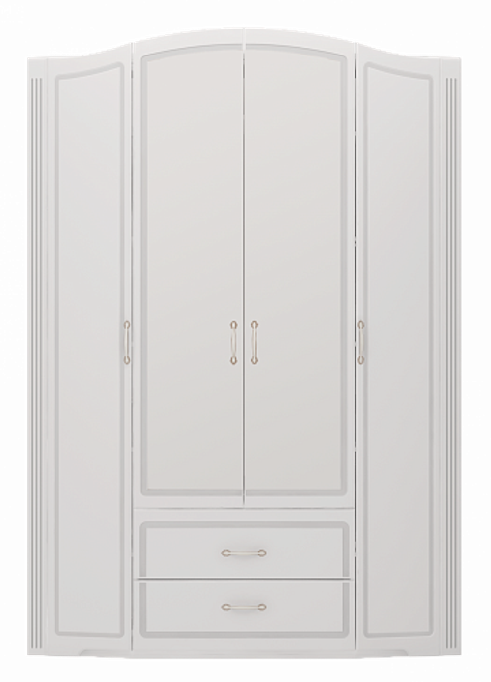 Шкаф для одежды 4-х дверный с ящиками Виктория 02