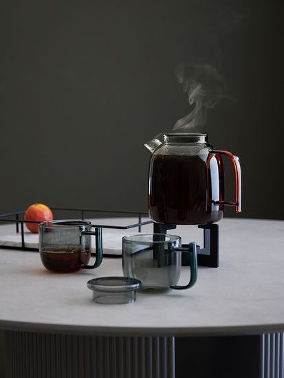 Набор из чайника и двух чашек misty, 1,5 л