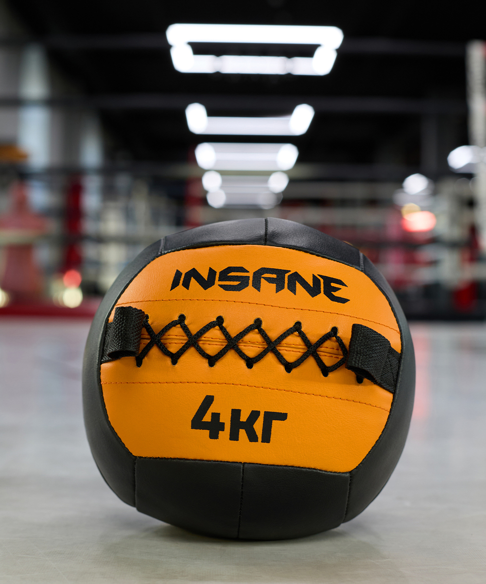 Медбол IN24-WB100, 4 кг, оранжевый