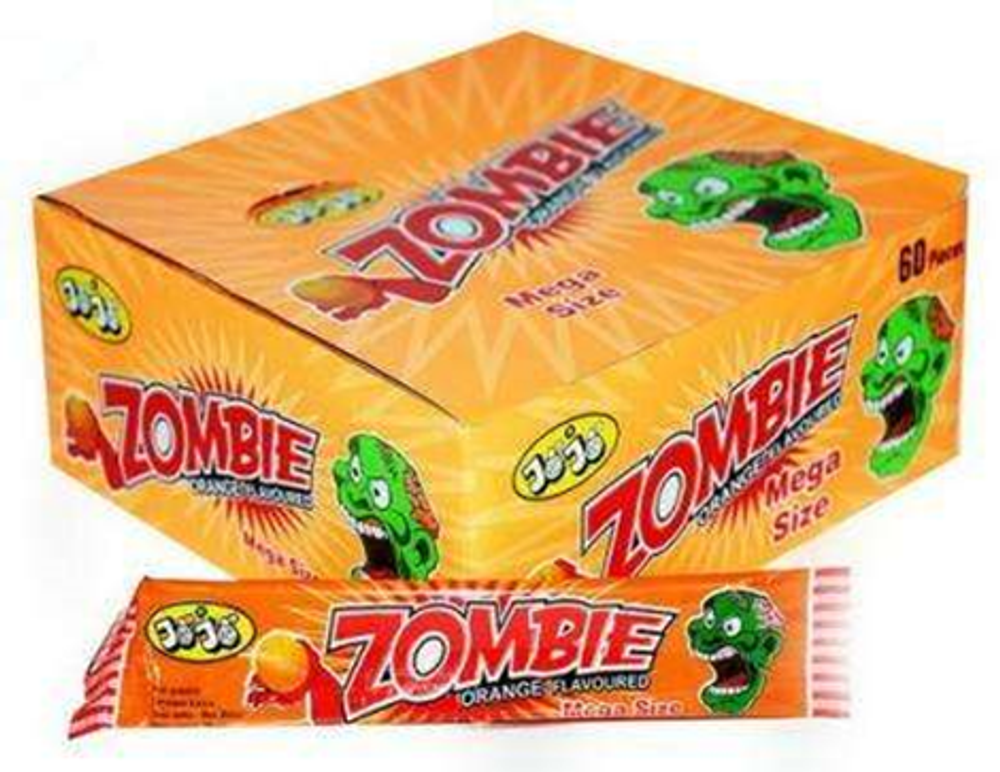 Жев.конфета Mega Zombie апельсин JoJo 60 шт*20 г (Пакестан)