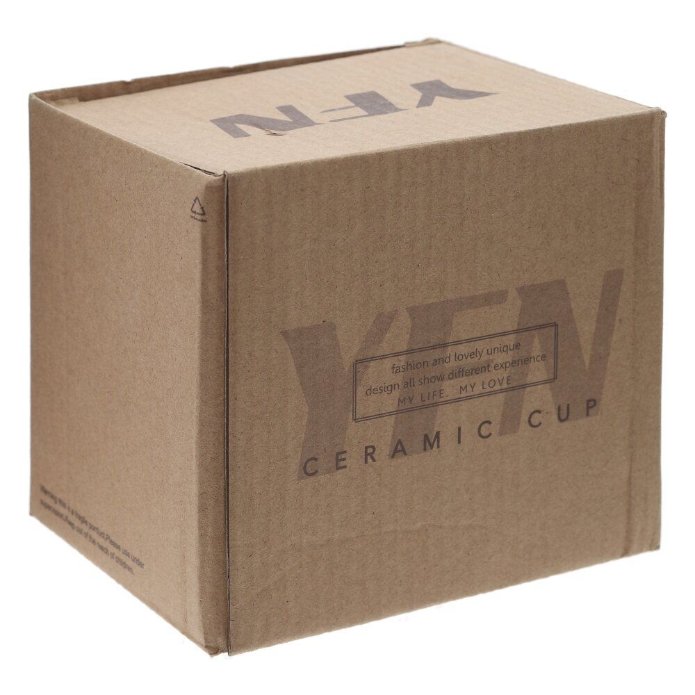 GAEM Кружка с крышкой, 350 мл, L13 W9 H11,5 см, 4в.