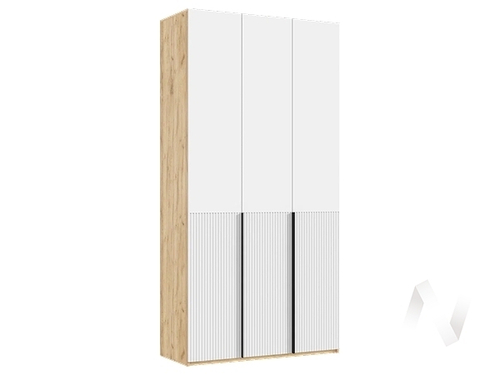 Шкаф 3-х ств.(1200) Марвэл (дуб крафт/браш вайт)