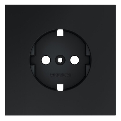 Накладка для розетки с заземлением, S70 (графит)