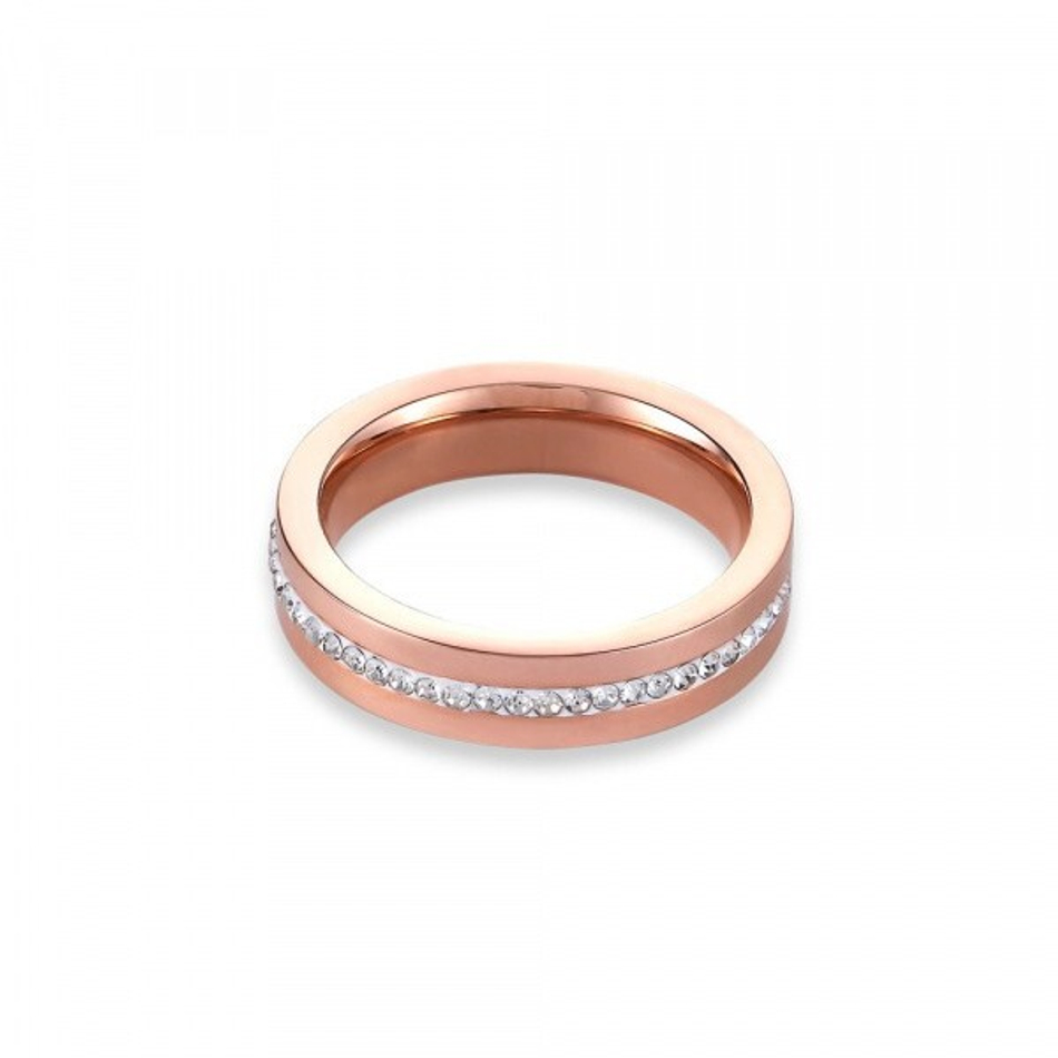Кольцо Coeur de Lion Crystal-Rosegold 18.5 мм 0226/40-1800 58