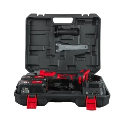 УШМ болгарка бесщеточная 125 с регулировкой оборотов аккумуляторная 21 В с аккумуляторами 4,0 Ач 2 АКБ,6 шт.Шлифовальный круг И Переносной ящик для инструментов