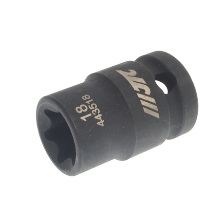 Головка торцевая 1/2" TORX E18 ударная JTC