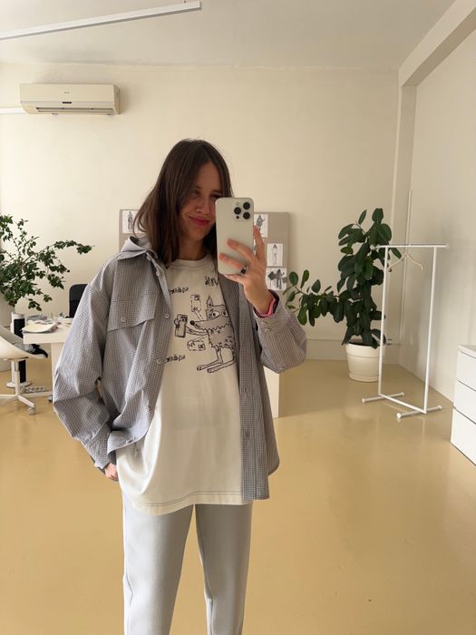 РУБАШКА ЮЭЛЬ СЕРАЯ КЛЕТКА