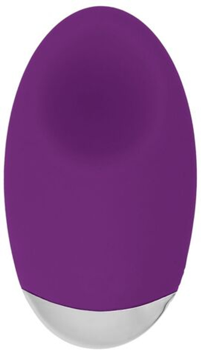 Фиолетовый клиторальный вибростимулятор Ynez - 11,5 см. (Цвет: фиолетовый)