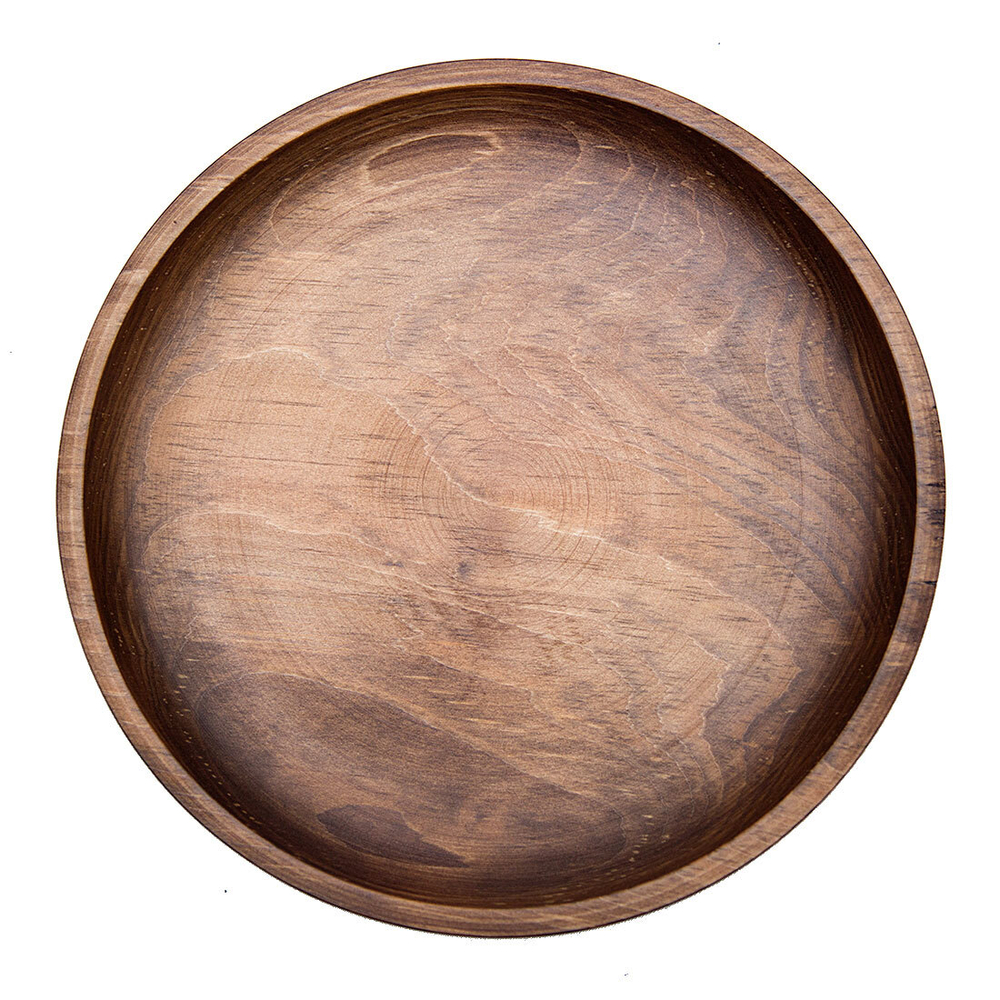 Деревянная тарелка-чаша Art of Siberia из сибирской пихты, 24 см. T64