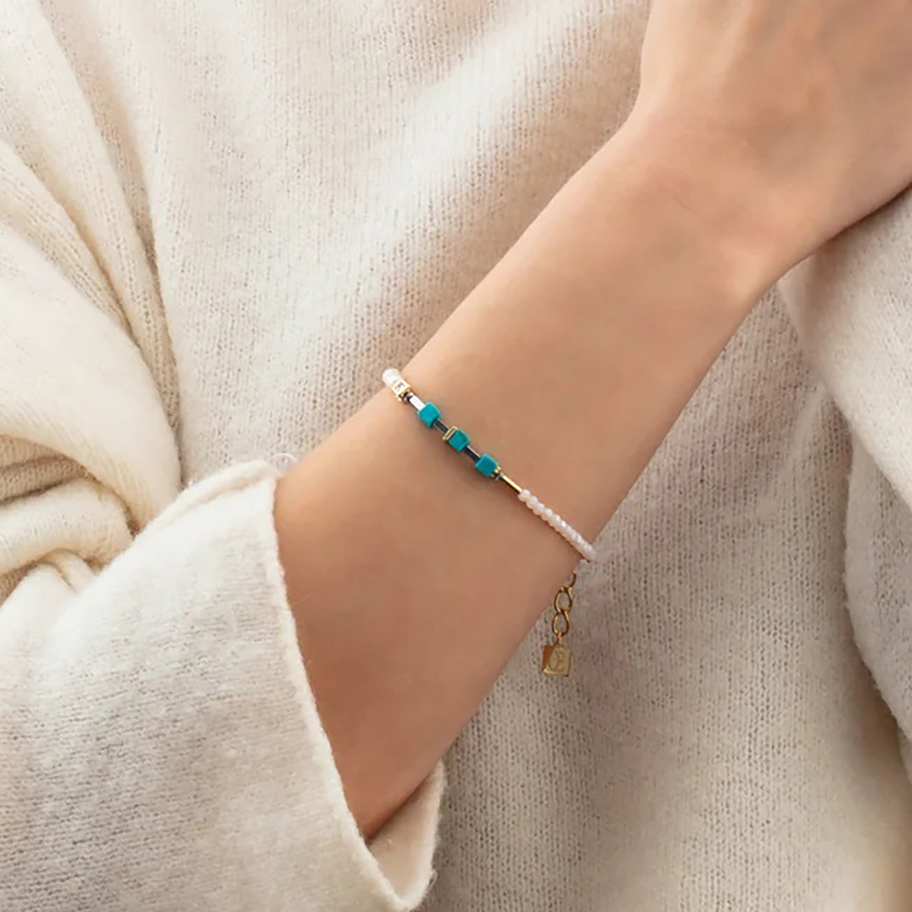 Браслет Coeur de Lion Turquoise-Green 1126/30-0605