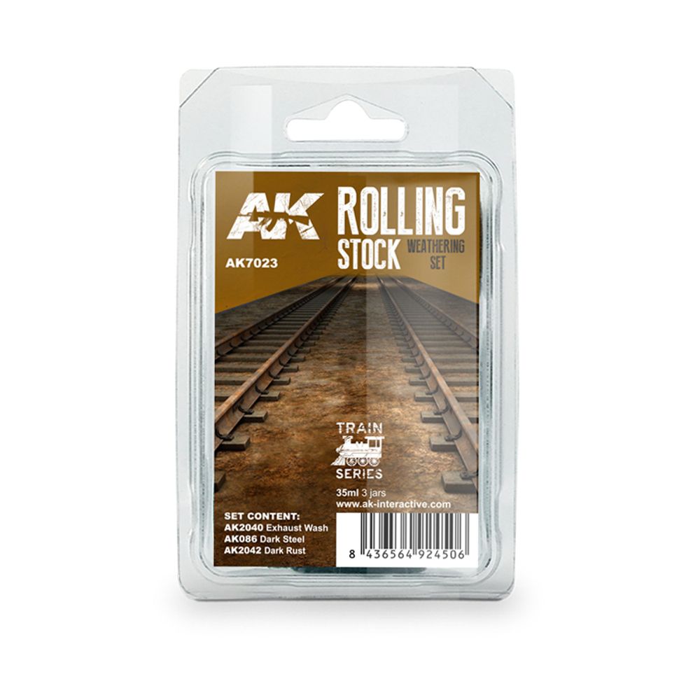 Набор красок AK interactive Rolling Stock Weathering Set