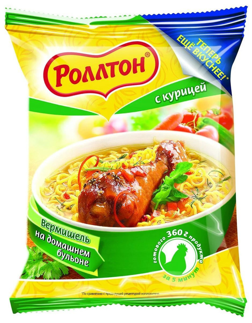 Ролтон Лапша Быстрого Приготовления с Курицей 60гр