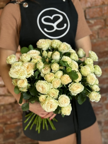 Розы кустовые пионовидные