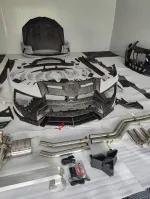 Широкий обвес с выхлопной системой для Lamborghini Urus 2018+ Ламборгини Урус