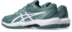 Детские Кроссовки теннисные  Asics Gel-Game GS Clay/OC - foggy teal/white