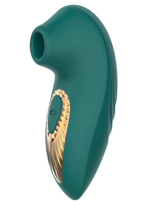 Вакуумный стимулятор клитора Secwell зеленый, 10 режимов