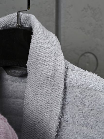 Набор махровый халат мужской и женский с полотенцами PIERRE CARDIN