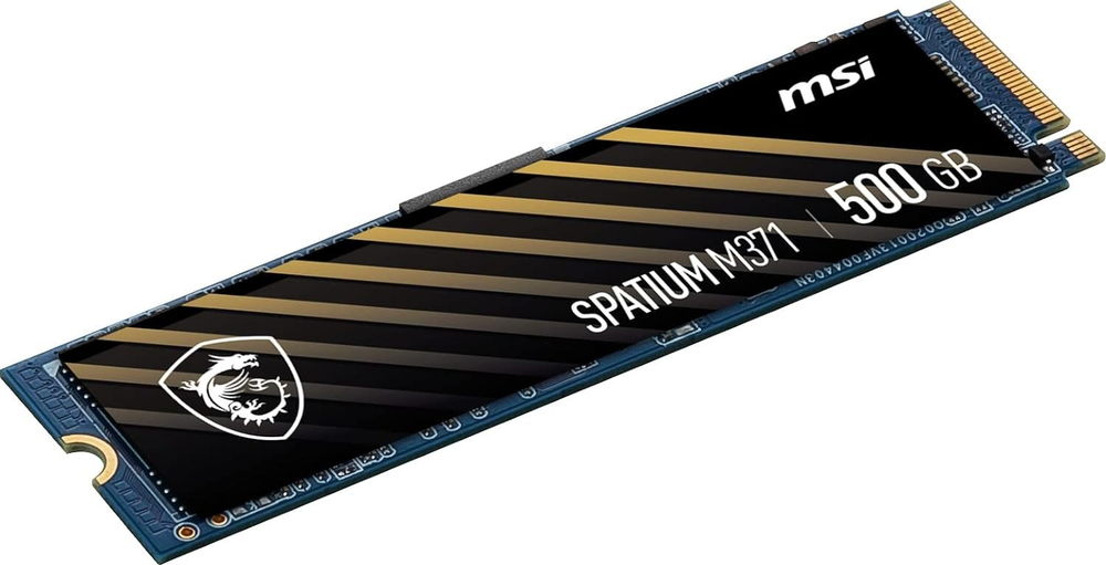 Твердотельный накопитель  500Gb SSD MSI SPATIUM M371 M.2 PCIe NVMe R1900Mb/s W1000MB/s SPATIUM M371