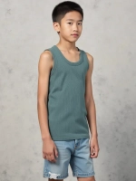 Майка детская базовая из хлопка в сад