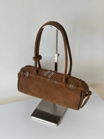 СУМКА ИЗ НАТУРАЛЬНОЙ ЗАМШИ