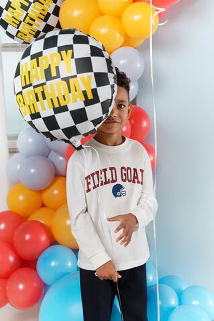 Шар Happy Birthday "Гонки"