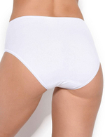 Набор из 2 хлопковых высоких +size трусиков-слип Esencial (Размер: XXL) (Цвет: телесный)