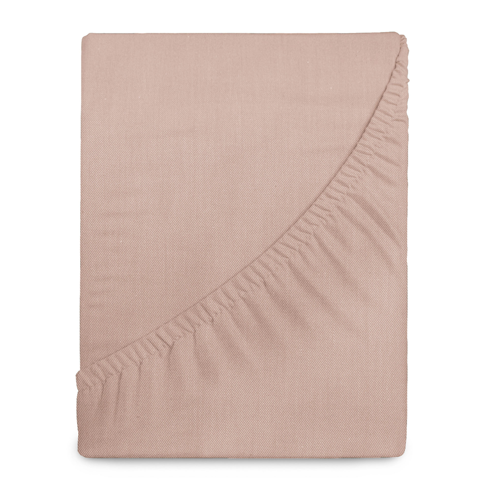 Простыня  Сатин На Резинке миндаль 160х200 борт 30см