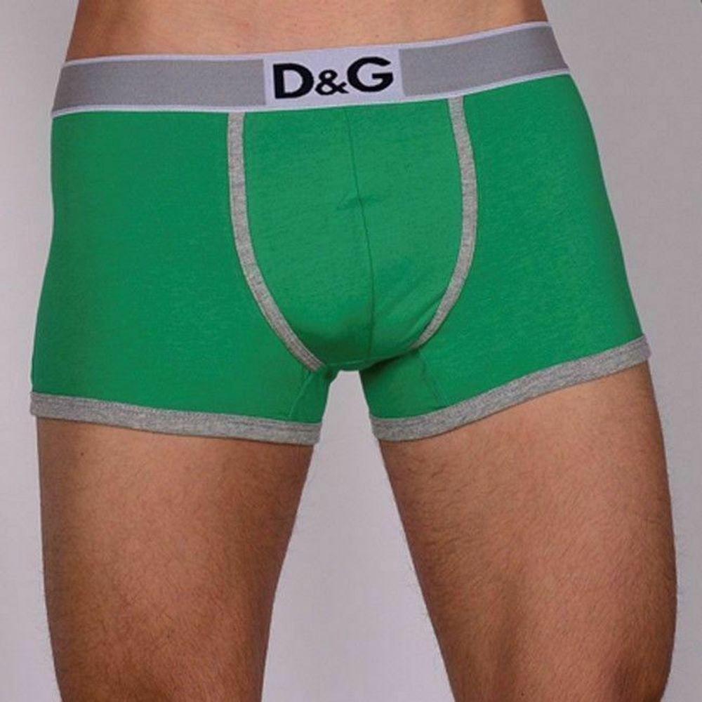 Мужские трусы боксеры зеленые D&amp;G Green Boxer